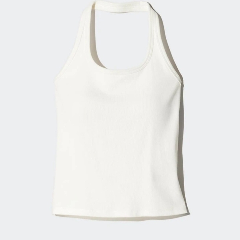 Uniqlo Women's Cream Tank Top